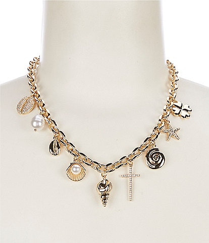 Gianni Bini x Shea Leigh Mills Heaven Sent Charm Collar Necklace