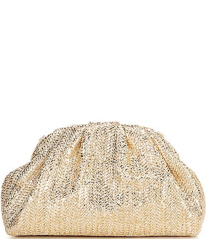 Gianni Bini x Shea Leigh Mills Hugo Straw Dome Clutch