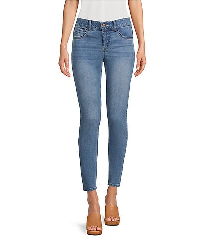 Gibson & Latimer Perfect Fit Ankle Side Slit Skinny Twill Jeans