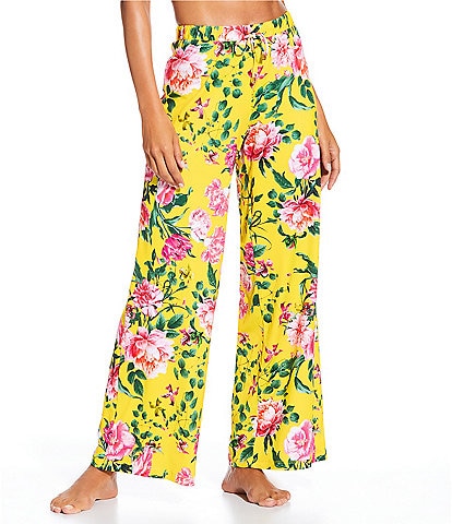 Gibson & Latimer Milan Garden Swim Fabric Pant Cover-Up