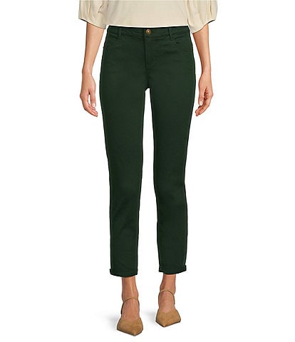 Gibson & Latimer Perfect Fit Roll-Cuff Skinny Twill Pants