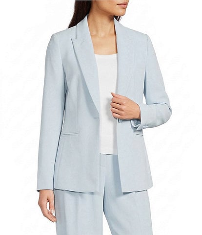 Gibson & Latimer Perfect Fit Woven Notch Lapel Long Sleeve Coordinating Suiting Blazer