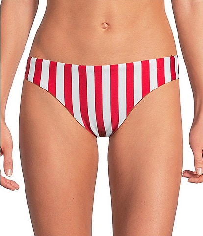 Gibson & Latimer Shoreline Stripe Classic Hipster Swim Bottom