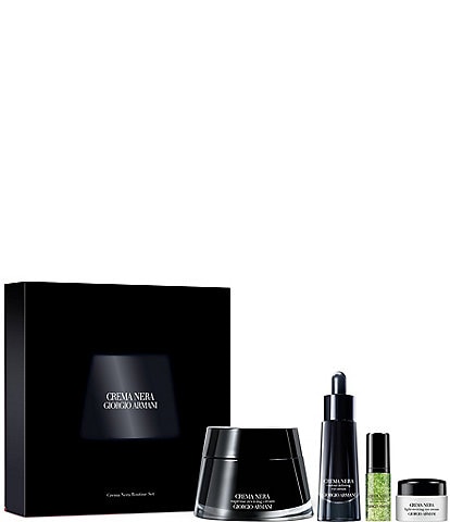 Giorgio Armani ARMANI beauty Crema Nera 4-Piece Routine Skincare Gift Set - Limited Edition