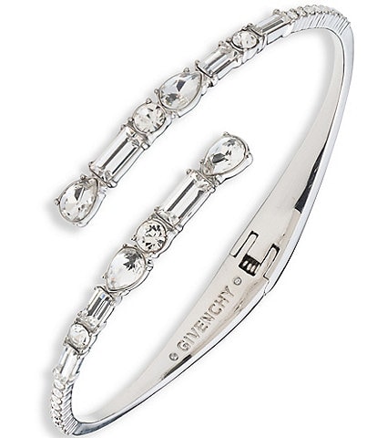 Givenchy Crystal Bypass Bangle Bracelet