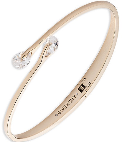 Givenchy Crystal Bypass Cuff Bracelet