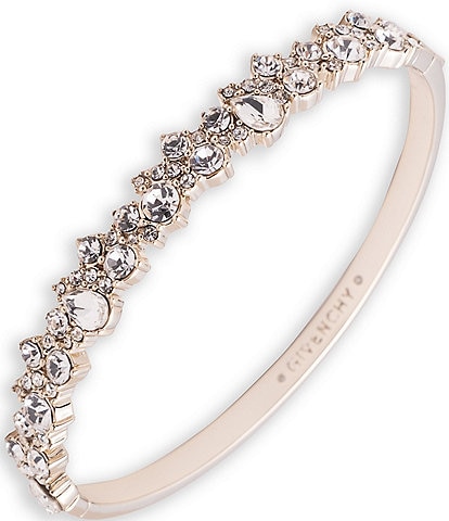 Givenchy Crystal Cluster Bangle Bracelet