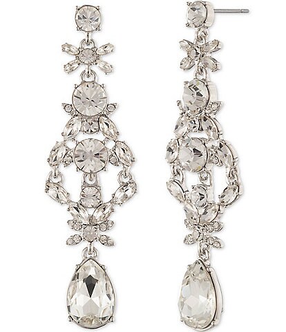 Givenchy Crystal Drama Chandelier Earrings