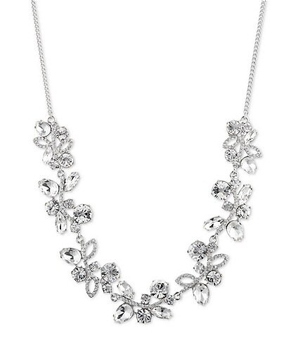 Givenchy Crystal Frontal Collar Necklace
