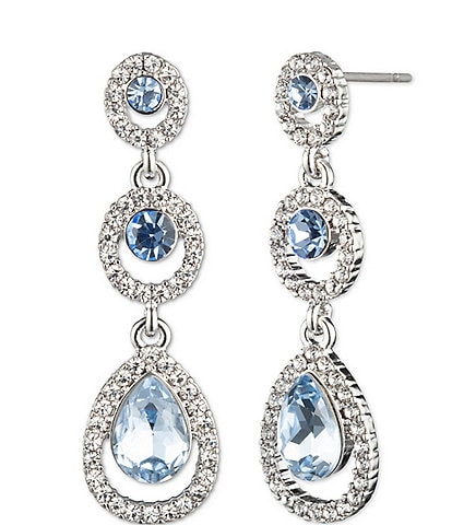 Givenchy Crystal Linear Earrings