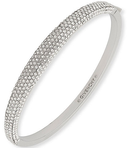 Givenchy Crystal Pave Bangle Bracelet