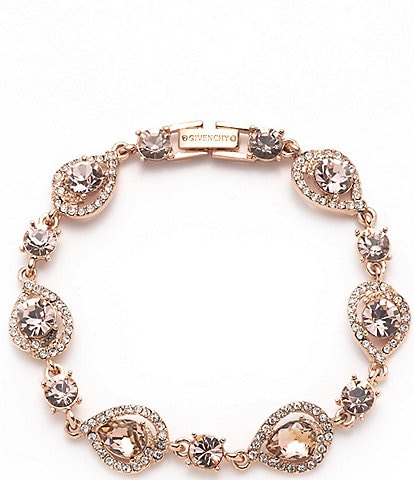 Givenchy Crystal Pear Stone Line Bracelet