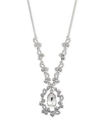 Givenchy Crystal Short Pendant Necklace