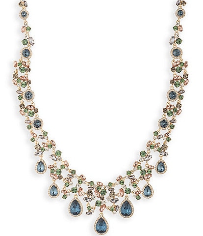 Givenchy Gold Tone Drama Frontal Collar Necklace