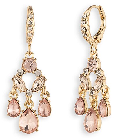 Multi Stone Chandelier Earrings