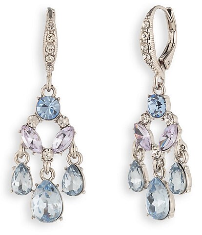 Givenchy Multi Stone Chandelier Earrings