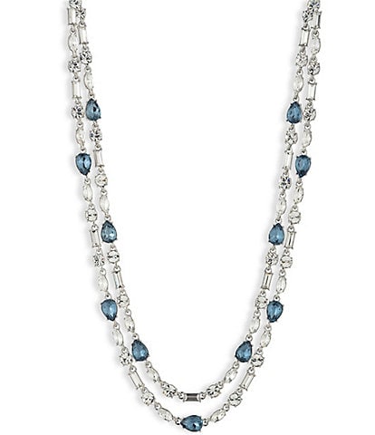 Givenchy Multi-Stone Collar Multi-Strand Necklace