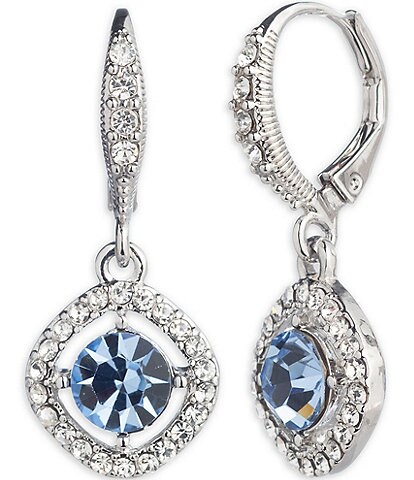 Givenchy Pe Drop Crystal Earrings