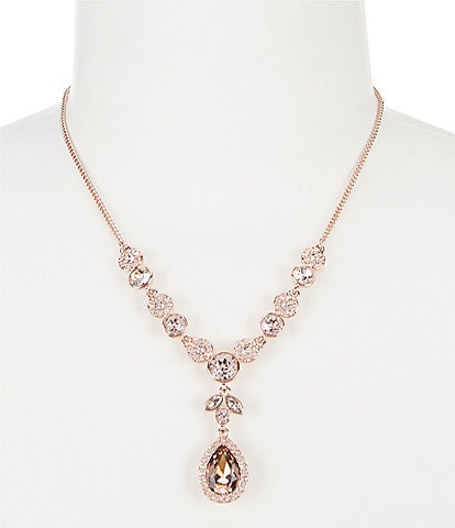 Givenchy Rose Gold Pear Y-Necklace