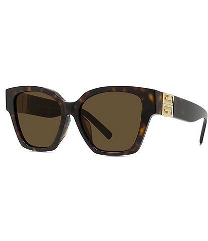 Givenchy Women's 4G 56mm Dark Havana Geometric Sunglasses