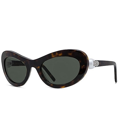 Givenchy Women's Pearl 54mm Havana Oval Sunglasses