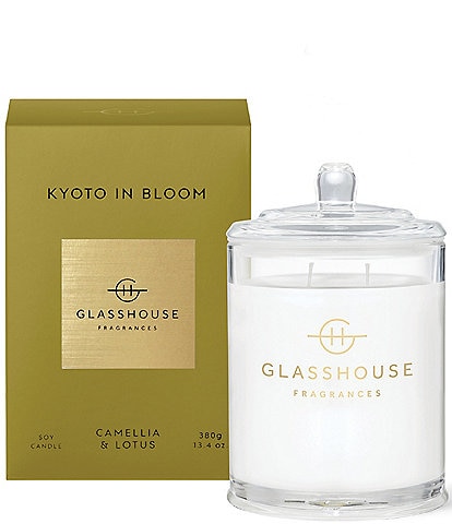 Glasshouse Fragrances Kyoto In Bloom 13.4 oz Triple Scented Candle