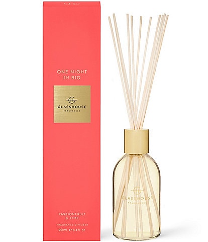 Glasshouse Fragrances One Night In Rio 8.4 fl. oz. Fragrance Diffuser- Passionfruit & Lime