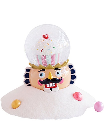 Glitterville Colonel Cupcake Water Dome Ball Figurine