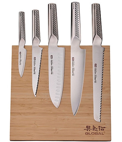 Global Bitoku 6-Piece Ukon Essentials Set - Bamboo