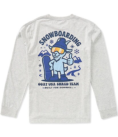 Goat USA Long Sleeve Snowboarding Graphic Tee