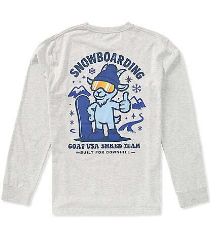 Goat USA Long Sleeve Snowboarding Graphic Tee