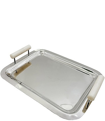 Godinger Azure Collection Rectangular Bar Tray, 18"