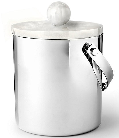 Godinger Azure Collection Stainless Ice Bucket, 8.75"