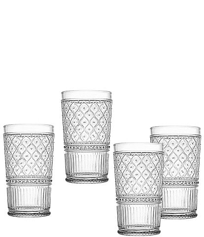 Godinger Claro Highball Glass, Set of 4