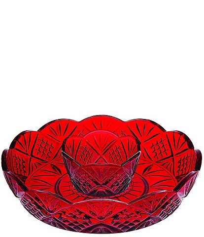 Godinger Dublin Red Mini Chip-N-Dip Bowl