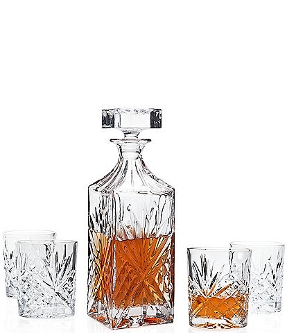 Godinger Dublin Whiskey Decanter 5-Piece Set