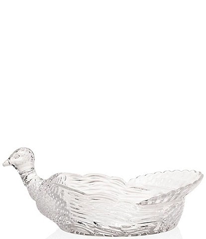 Godinger Harvest Crystal Turkey Server