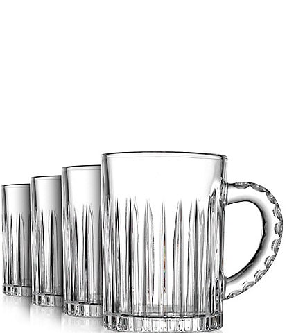 Godinger Parallels Mug, Set of 4