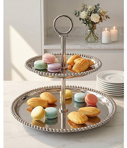 2-Tier Serving Trays | Dillards
