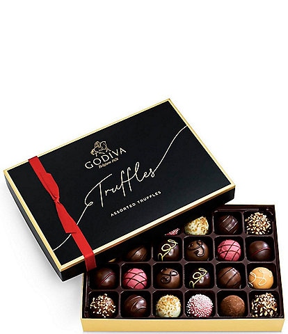 Godiva 24-Piece Signature Chocolate Truffles Gift Box