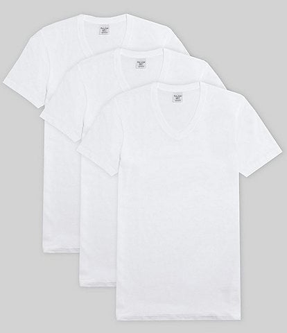 Gold Label Roundtree & Yorke Slim Fit V-Neck T-Shirts 3-Pack