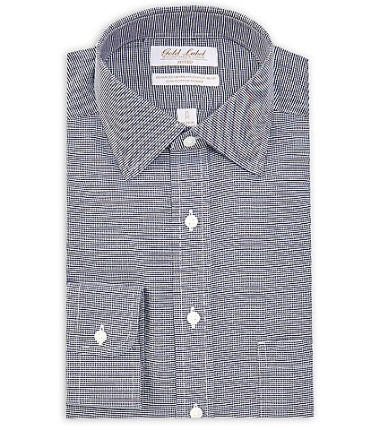 Gold Label Roundtree & Yorke Big & Tall Fitted Non-Iron Spread Collar Solid Dobby Dress Shirt