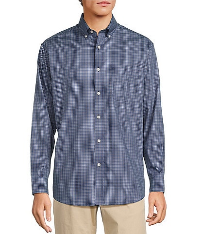 Gold Label Roundtree & Yorke Big & Tall Non-Iron Long Sleeve Small Check Sport Shirt