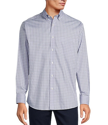 Gold Label Roundtree & Yorke Big & Tall Non-Iron Long Sleeve Small Check Sport Shirt