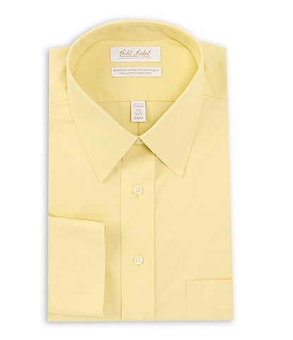 Gold Label Roundtree & Yorke Big & Tall Slim-Fit Non-Iron Point Collar Dress Shirt