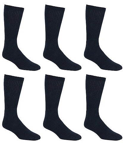 Gold Label Roundtree & Yorke Crew Athletic Socks 6-Pack