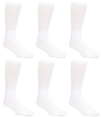 Gold Label Roundtree & Yorke Crew Athletic Socks 6-Pack