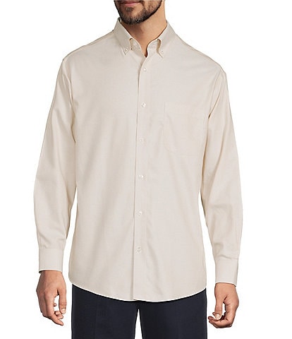 Gold Label Roundtree & Yorke Non-Iron Long Sleeve Solid Dobby Sport Shirt