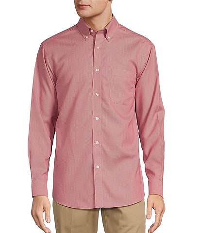 Gold Label Roundtree & Yorke Non-Iron Long Sleeve Solid Sport Shirt