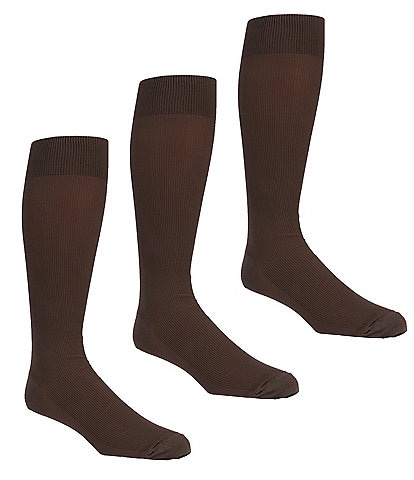 Gold Label Roundtree & Yorke Rib Over-the-Calf Socks 3-Pack